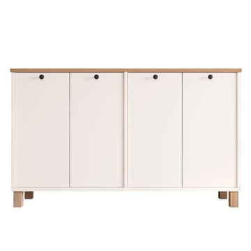 Konsolipöytä Hanah Home Nord (120 x 73,6 x 29,5 cm) Valkotammi - Valkoinen ja tammi - Huonekalut - Pöytä & ruokailuryhmä - Apupöytä & sivupöytä - Eteispöytä