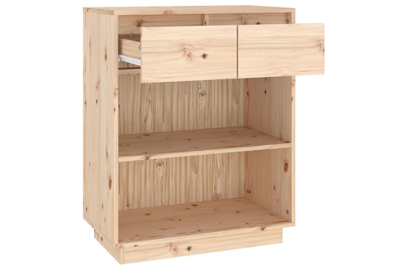 Konsolikaappi 60x34x75 cm täysi mänty - Ruskea - Huonekalut - Pöytä & ruokailuryhmä - Apupöytä & sivupöytä - Konsolipöytä