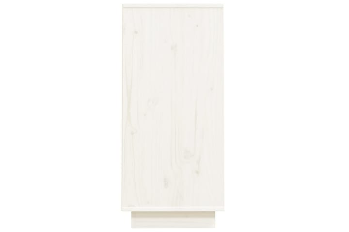 Konsolikaappi valkoinen 60x34x75 cm täysi mänty - Valkoinen - Konsolipöytä - Eteispöytä
