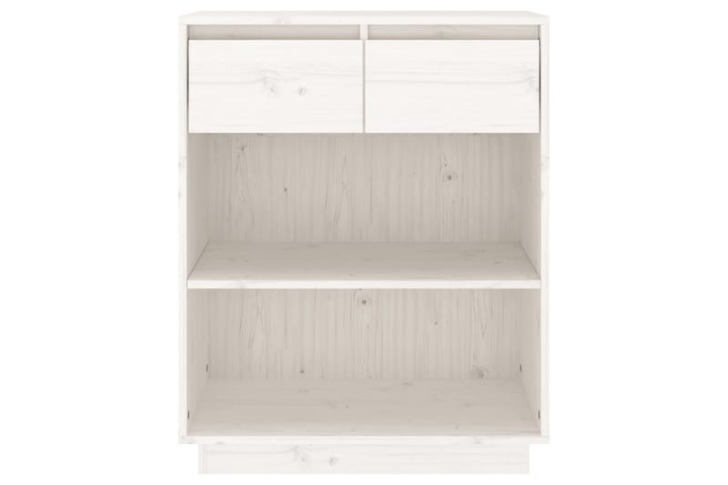 Konsolikaappi valkoinen 60x34x75 cm täysi mänty - Valkoinen - Huonekalut - Pöytä & ruokailuryhmä - Apupöytä & sivupöytä - Konsolipöytä
