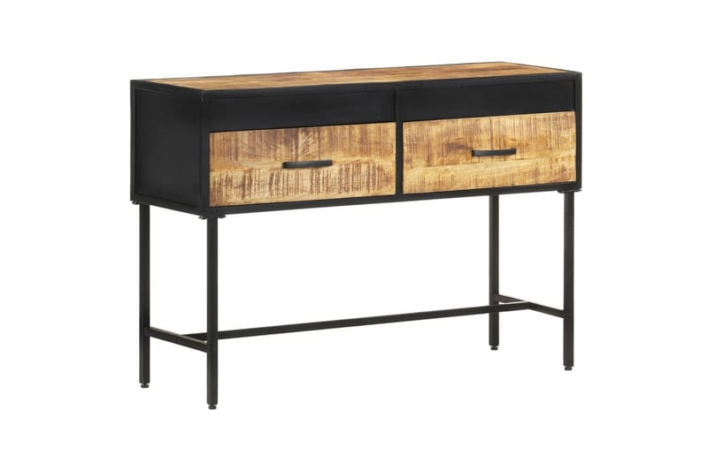 Konsolipöytä 110x35x75 cm karkea mangopuu - Huonekalut - Pöytä & ruokailuryhmä - Apupöytä & sivupöytä - Konsolipöytä