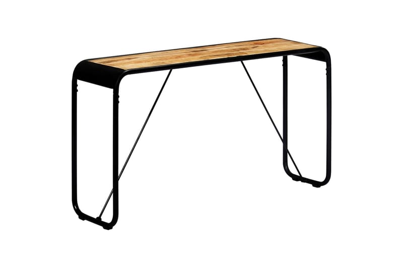 Konsolipöytä 140x35x76 cm täysi karkea mangopuu - Ruskea - Huonekalut - Pöytä & ruokailuryhmä - Apupöytä & sivupöytä - Konsolipöytä