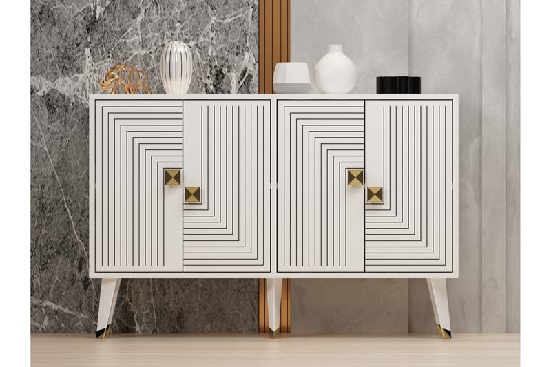 Konsolipöytä Ahart 120 cm, Valkoinen