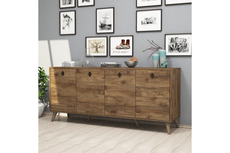 Konsolipöytä Athodna konsolipöytä 180 cm Brun - Huonekalut - Pöytä & ruokailuryhmä - Apupöytä & sivupöytä - Konsolipöytä