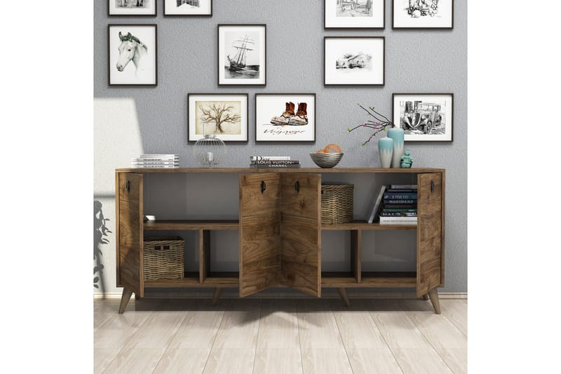 Konsolipöytä Athodna konsolipöytä 180 cm Brun - Huonekalut - Pöytä & ruokailuryhmä - Apupöytä & sivupöytä - Konsolipöytä