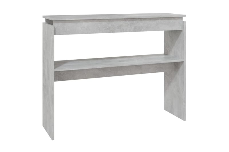 Konsolipöytä betoninharmaa 102x30x80 cm lastulevy - Harmaa - Huonekalut - Pöytä & ruokailuryhmä - Apupöytä & sivupöytä - Konsolipöytä