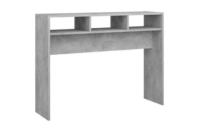 Konsolipöytä betoninharmaa 105x30x80 cm lastulevy - Huonekalut - Pöytä & ruokailuryhmä - Apupöytä & sivupöytä - Konsolipöytä