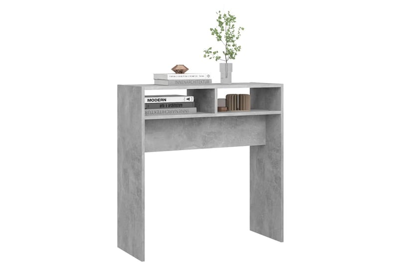Konsolipöytä betoninharmaa 78x30x80 cm lastulevy - Huonekalut - Pöytä & ruokailuryhmä - Apupöytä & sivupöytä - Konsolipöytä
