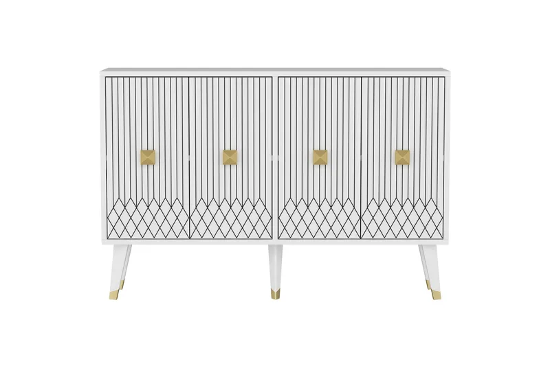 Konsolipöytä Carbin 120 cm - Valkoinen - Säilytys - Säilytyskalusteet - Senkki