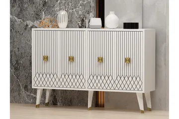 Konsolipöytä Carbin 120 cm - Valkoinen - Säilytys - Säilytyskalusteet - Senkki
