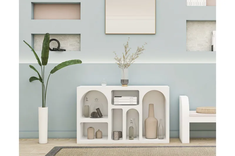 Konsolipöytä Dalim 120 cm - Valkoinen - Huonekalut - Pöytä & ruokailuryhmä - Apupöytä & sivupöytä - Konsolipöytä