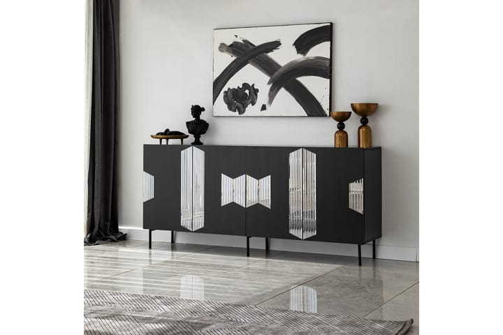 Konsolipöytä Gablitz 180 cm - Musta - Konsolipöytä - Eteispöytä