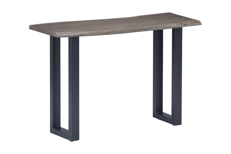 Konsolipöytä harmaa 115x35x76 cm akaasiapuu ja rauta - Harmaa - Huonekalut - Pöytä & ruokailuryhmä - Apupöytä & sivupöytä - Konsolipöytä