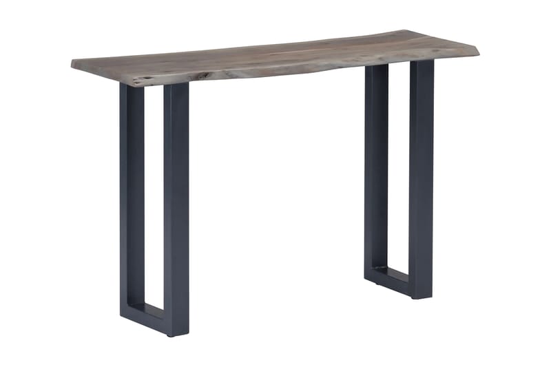 Konsolipöytä harmaa 115x35x76 cm akaasiapuu ja rauta - Harmaa - Huonekalut - Pöytä & ruokailuryhmä - Apupöytä & sivupöytä - Konsolipöytä