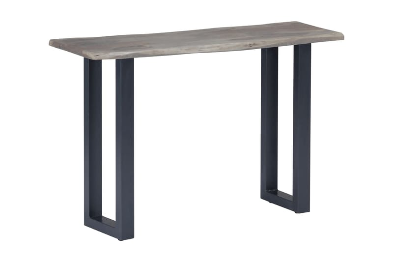 Konsolipöytä harmaa 115x35x76 cm akaasiapuu ja rauta - Harmaa - Huonekalut - Pöytä & ruokailuryhmä - Apupöytä & sivupöytä - Konsolipöytä