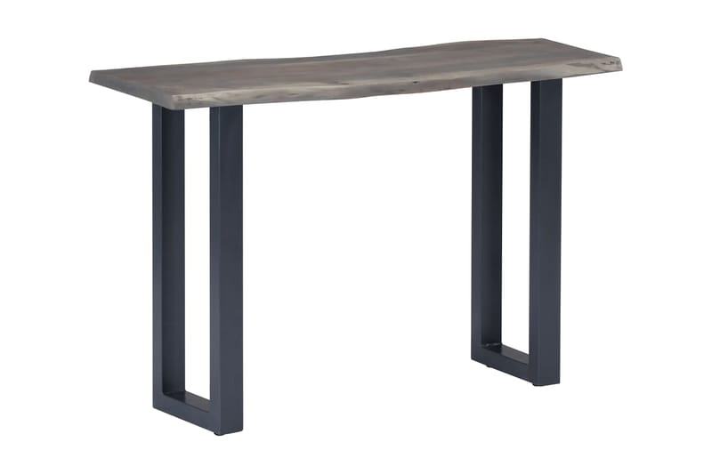 Konsolipöytä harmaa 115x35x76 cm akaasiapuu ja rauta - Harmaa - Huonekalut - Pöytä & ruokailuryhmä - Apupöytä & sivupöytä - Konsolipöytä