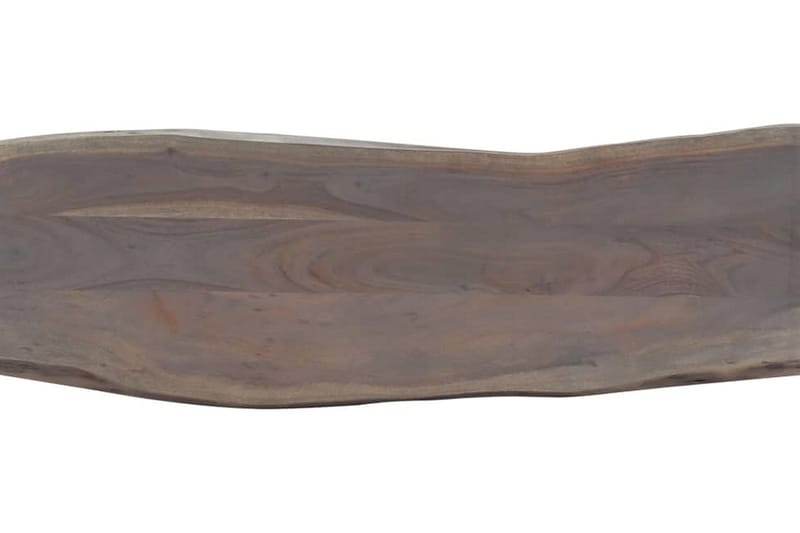 Konsolipöytä harmaa 115x35x76 cm akaasiapuu ja rauta - Harmaa - Huonekalut - Pöytä & ruokailuryhmä - Apupöytä & sivupöytä - Konsolipöytä