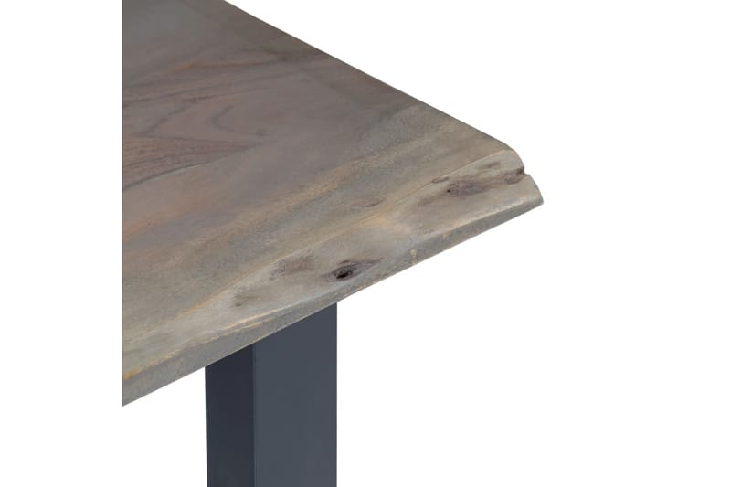 Konsolipöytä harmaa 115x35x76 cm akaasiapuu ja rauta - Harmaa - Huonekalut - Pöytä & ruokailuryhmä - Apupöytä & sivupöytä - Konsolipöytä