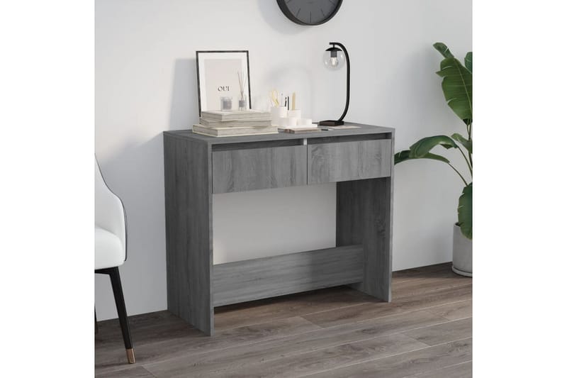 Konsolipöytä harmaa Sonoma 89x41x76,5 cm lastulevy - Harmaa - Huonekalut - Pöytä & ruokailuryhmä - Apupöytä & sivupöytä - Konsolipöytä