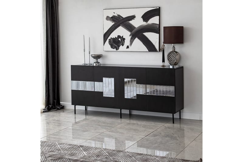 Konsolipöytä Jalacea 180 cm - Musta - Säilytys - Säilytyskalusteet - Senkki