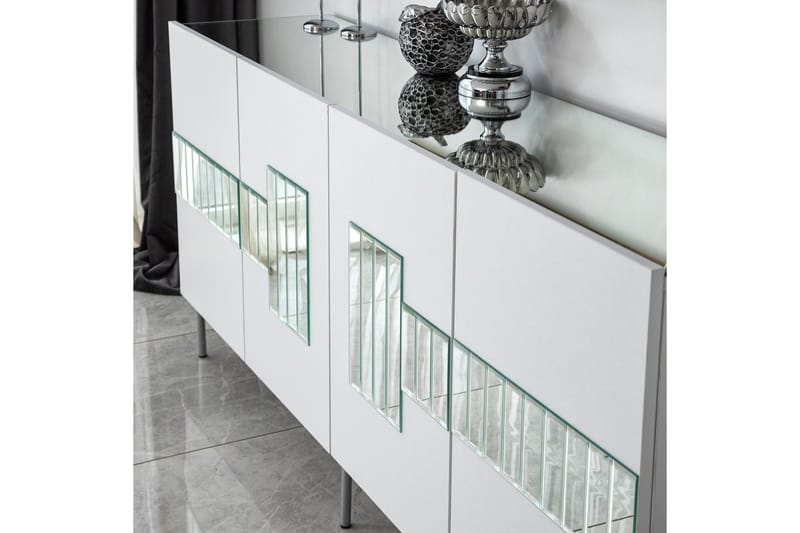 Konsolipöytä Jalacea 180 cm - Valkoinen - Säilytys - Säilytyskalusteet - Senkki