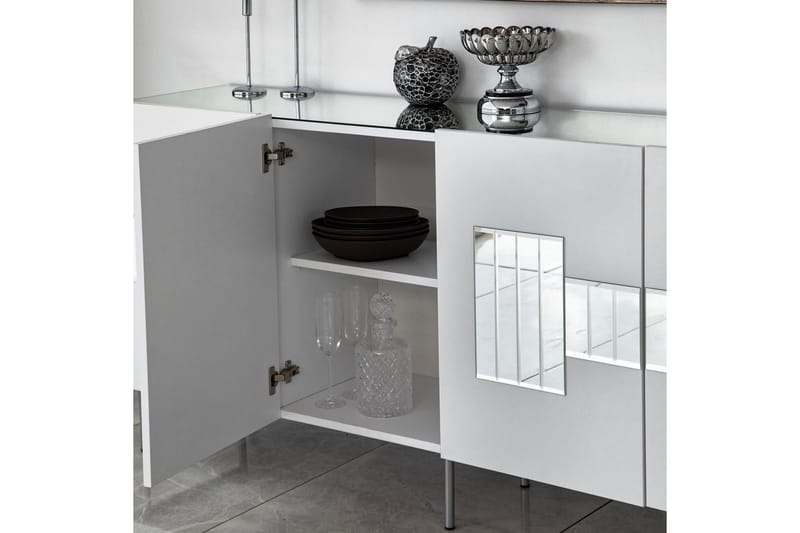 Konsolipöytä Jalacea 180 cm - Valkoinen - Säilytys - Säilytyskalusteet - Senkki