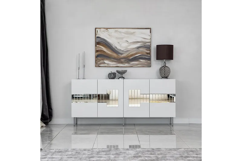 Konsolipöytä Jalacea 180 cm - Valkoinen - Säilytys - Säilytyskalusteet - Senkki