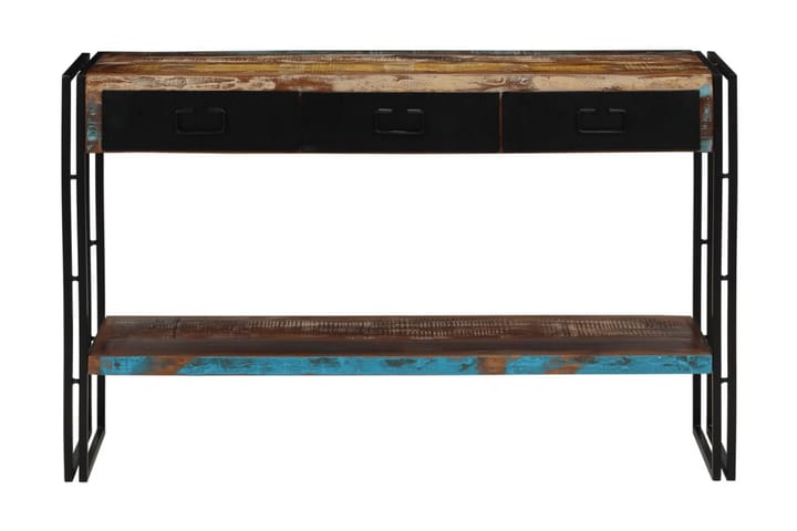 Konsolipöytä kierrätetty puu 120x30x76 cm - Ruskea - Konsolipöytä - Eteispöytä