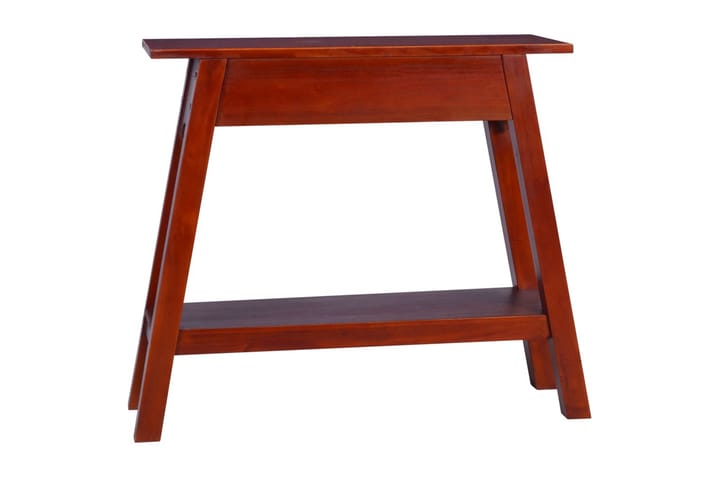 Konsolipöytä klassinen ruskea 90x30x75 cm täysi mahonki - Ruskea - Konsolipöytä - Eteispöytä