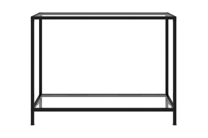 Konsolipöytä läpinäkyvä 100x35x75 cm karkaistu lasi - Läpinäkyvä - Konsolipöytä - Eteispöytä