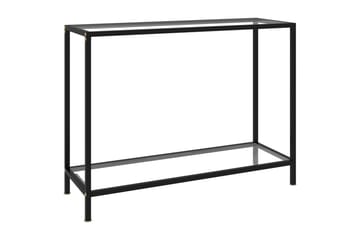 Konsolipöytä läpinäkyvä 100x35x75 cm karkaistu lasi - Läpinäkyvä - Huonekalut - Pöytä & ruokailuryhmä - Apupöytä & sivupöytä - Konsolipöytä