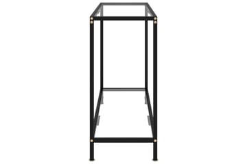 Konsolipöytä läpinäkyvä 100x35x75 cm karkaistu lasi - Läpinäkyvä - Huonekalut - Pöytä & ruokailuryhmä - Apupöytä & sivupöytä - Konsolipöytä