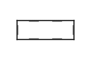 Konsolipöytä läpinäkyvä 100x35x75 cm karkaistu lasi - Läpinäkyvä - Huonekalut - Pöytä & ruokailuryhmä - Apupöytä & sivupöytä - Konsolipöytä