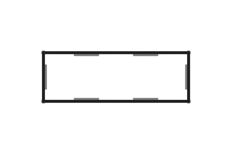 Konsolipöytä läpinäkyvä 100x35x75 cm karkaistu lasi - Läpinäkyvä - Huonekalut - Pöytä & ruokailuryhmä - Apupöytä & sivupöytä - Konsolipöytä
