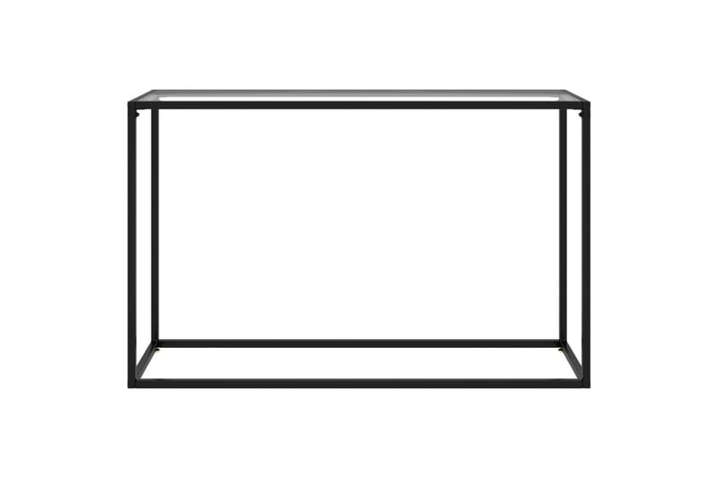 Konsolipöytä läpinäkyvä 120x35x75 cm karkaistu lasi - Huonekalut - Pöytä & ruokailuryhmä - Apupöytä & sivupöytä - Konsolipöytä