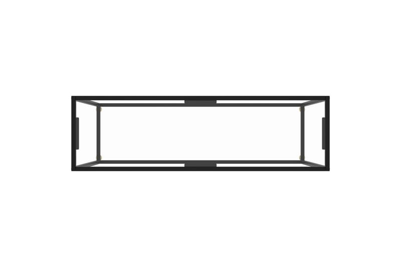 Konsolipöytä läpinäkyvä 120x35x75 cm karkaistu lasi - Huonekalut - Pöytä & ruokailuryhmä - Apupöytä & sivupöytä - Konsolipöytä
