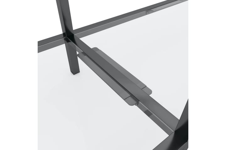 Konsolipöytä läpinäkyvä 160x35x75,5 cm karkaistu lasi - Läpinäkyvä - Konsolipöytä - Eteispöytä