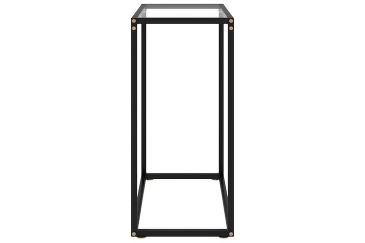 Konsolipöytä läpinäkyvä 60x35x75 cm karkaistu lasi - Konsolipöytä - Eteispöytä