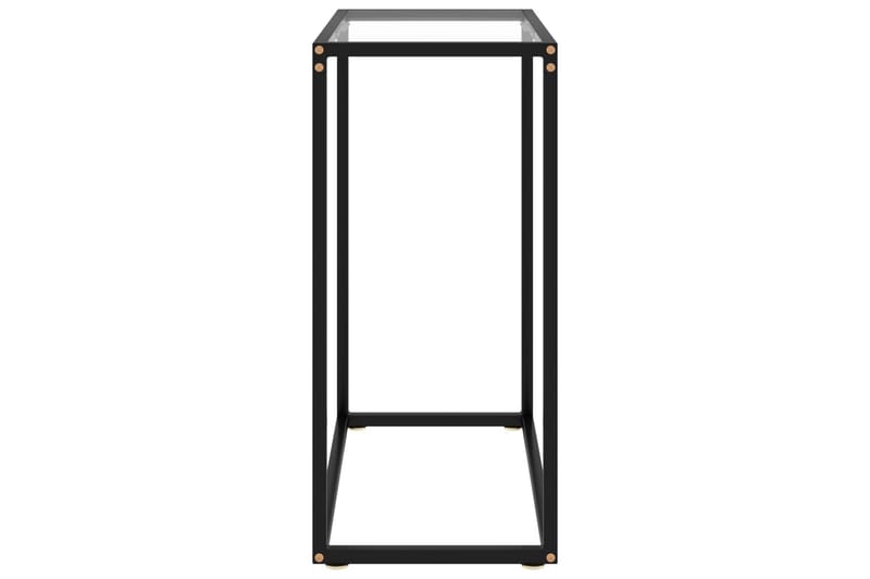 Konsolipöytä läpinäkyvä 60x35x75 cm karkaistu lasi - Huonekalut - Pöytä & ruokailuryhmä - Apupöytä & sivupöytä - Konsolipöytä
