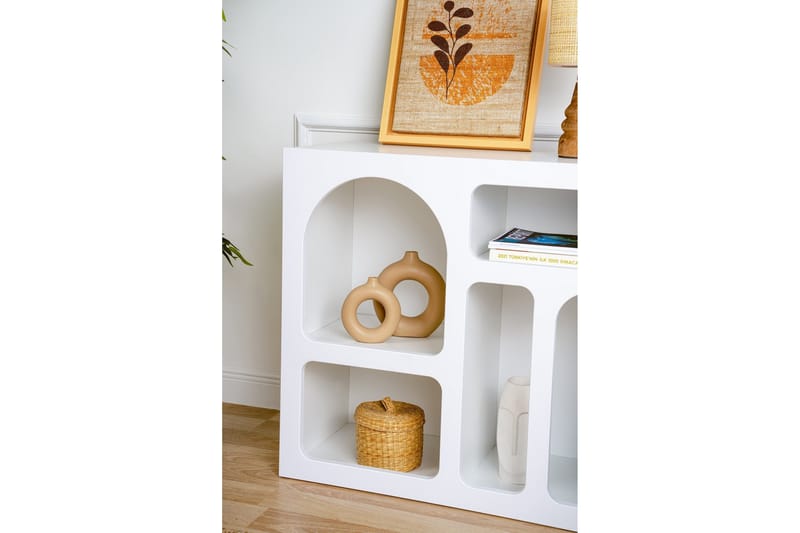 Konsolipöytä Lesa 80 cm - Valkoinen - Säilytys - Säilytyskalusteet - Senkki