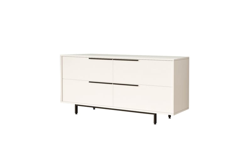 Konsolipöytä Liyakat 160 cm - Valkoinen - Säilytys - Säilytyskalusteet - Lipasto