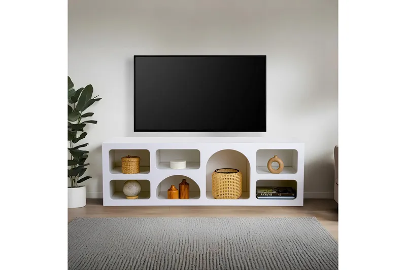 Konsolipöytä Lorin 160 cm - Valkoinen - Säilytys - Säilytyskalusteet - Senkki