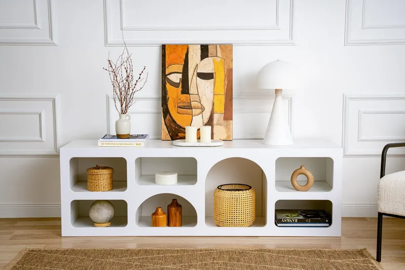 Konsolipöytä Lorin 160 cm, Valkoinen