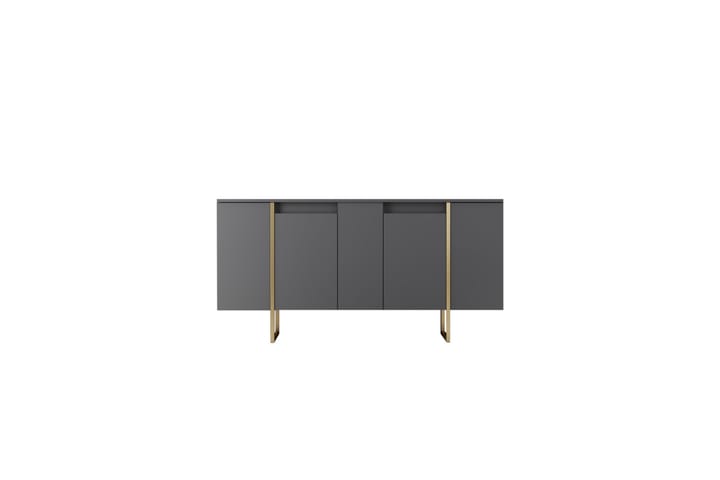 Konsolipöytä Luxe 160 cm - Harmaa/Kulta - Konsolipöytä - Eteispöytä