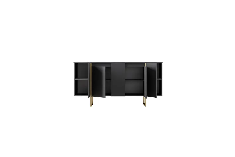 Konsolipöytä Luxe 160 cm - Harmaa/Kulta - Säilytys - Säilytyskalusteet - Senkki