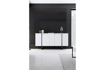 Konsolipöytä Luxe 160 cm - Valkoinen/Musta - Huonekalut - Pöytä & ruokailuryhmä - Apupöytä & sivupöytä - Konsolipöytä