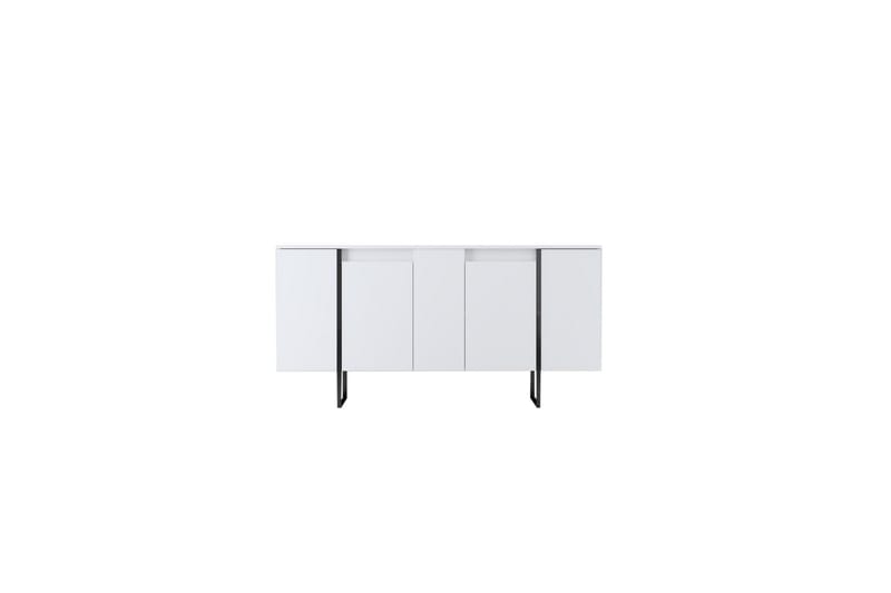 Konsolipöytä Luxe 160 cm - Valkoinen/Musta - Huonekalut - Pöytä & ruokailuryhmä - Apupöytä & sivupöytä - Konsolipöytä