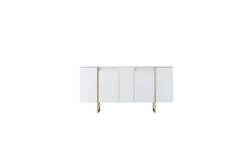 Konsolipöytä Luxe 160 cm - Vit/Kulta - Säilytys - Säilytyskalusteet - Senkki