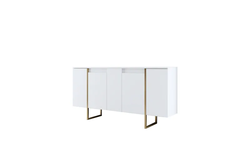 Konsolipöytä Luxe 160 cm - Vit/Kulta - Säilytys - Säilytyskalusteet - Senkki