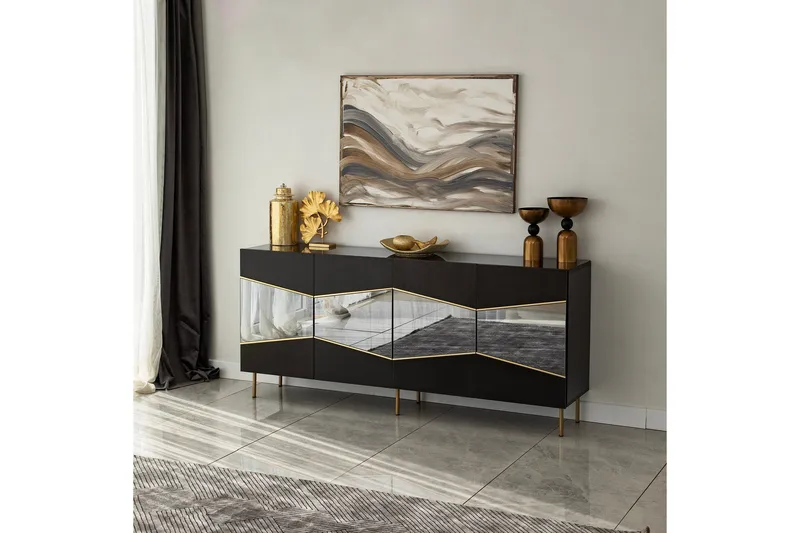 Konsolipöytä Mami 180 cm - Musta - Säilytys - Säilytyskalusteet - Senkki